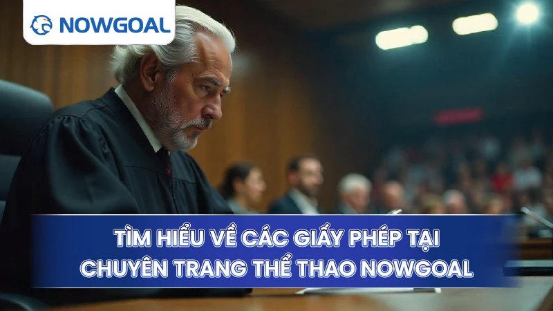 Tìm hiểu về các giấy phép tại chuyên trang thể thao Nowgoal